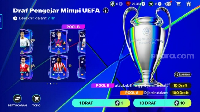 Event Chase The Dream FC Mobile. (Suara.com/ Rezza Rachmanta)