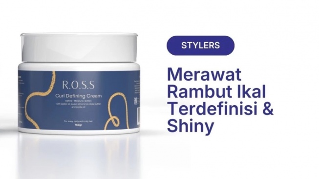 R.O.S.S Curl Defining Cream (Shopee/Ross Bali Official Store)