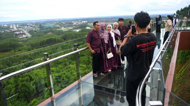 IKN menjadi destinasi wisata baru di Lebaran 2026. [Antara/M Risyal Hidayat/rwa]