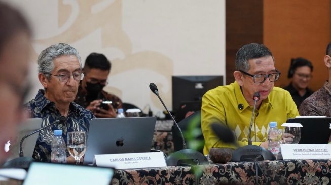 Diskusi DJKI ini bertujuan merumuskan elemen substantif yang akan menjadi dasar proposal Indonesia di forum internasional (Dok: DJKI)