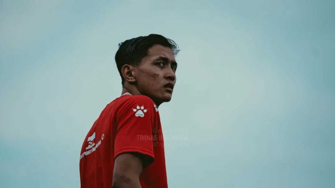 Para pemain Timnas Indonesia menjalani latihan intensif jelang menghadapi Saint Kitts and Nevis di FIFA Series 2026 di Jakarta. [Dok. KitaGaruda]
