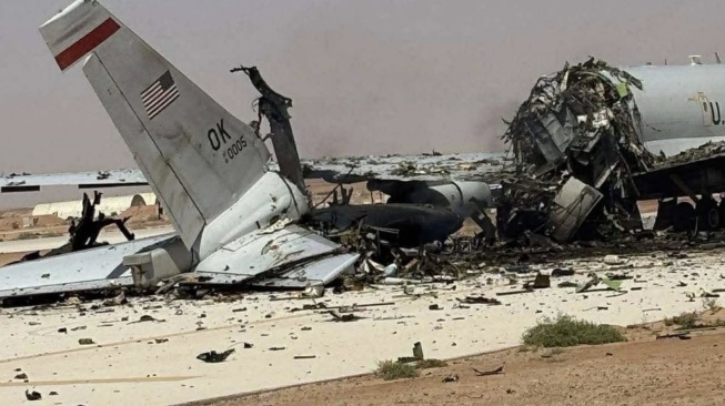 Pesawat AWACS E-3 Milik AS Hancur Kena Serangan Iran di Arab Saudi