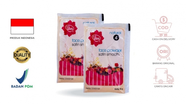 Viva Face Powder Satin Smooth (Shopee/Blessing Mask Official Store)