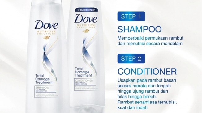 Dove Conditioner Total Damage Treatment (Shopee/Unilever Beauty Shop)