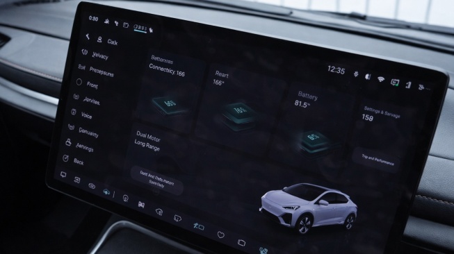 Changan Deepal S07 mobil listrik premium yang mengisi segmen compact SUV. (Fotoa; SUARA.com)