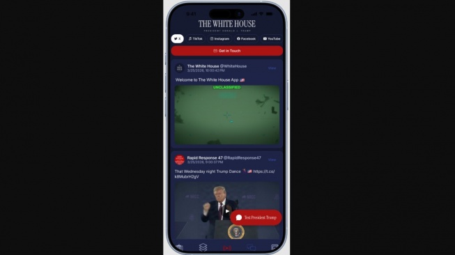 Aplikasi The White House (whitehouse.gov)