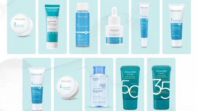 Urutan skincare Wardah untuk atasi masalah jerawat dan bekasnya (Shopee/Wardah Official Shop)