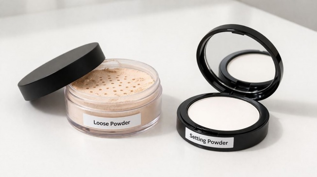 Samarkan Pori-Pori, Mending Pakai Setting Powder atau Loose Powder? Ini Kata MUA