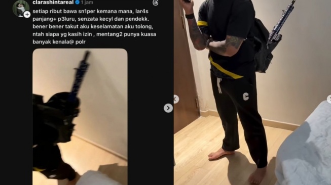 Unggahan Clara Shinta. 