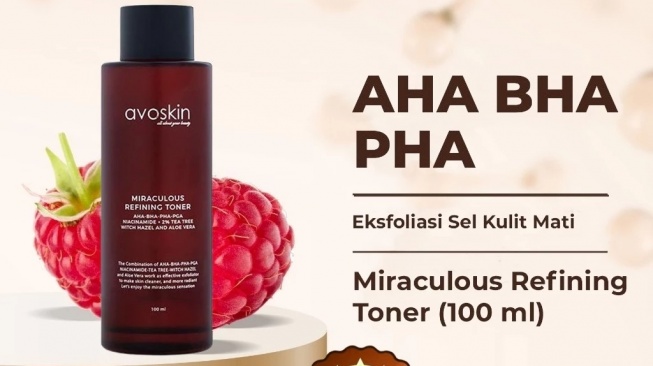 Avoskin Miraculous Refining Toner (Shopee)