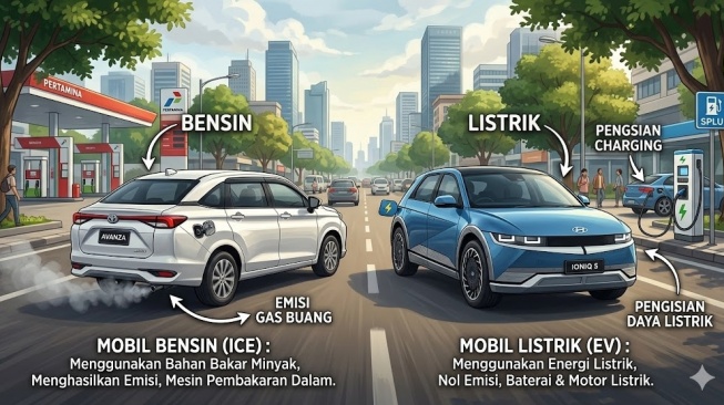Ramai Isu Harga BBM Naik, Waktunya Ganti Mobil Listrik atau Tetap Pakai Mobil Bensin?