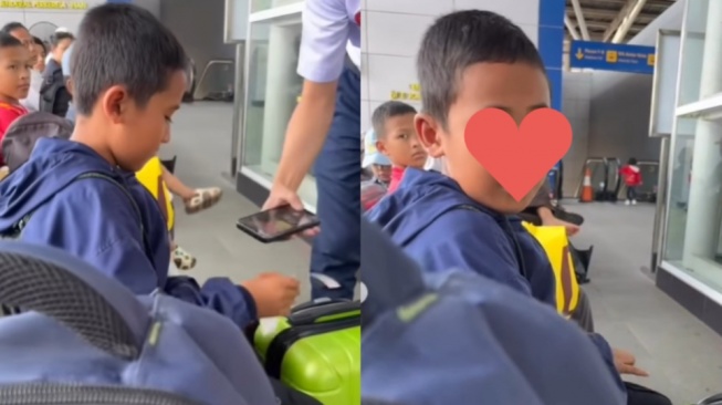 Viral Bocah Berani Naik Kereta Sendiri dari Cikarang - Purworejo, Alasannya Bikin Haru