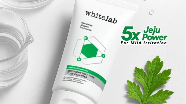 Whitelab Mugwort Deep Pore Clay Cleanser (Shopee/Whitelab Official Shop)