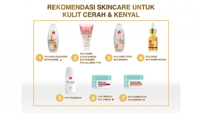 Urutan Skincare Pagi Viva agar Bebas Noda Hitam, Bikin Kulit Cerah dan Kenyal