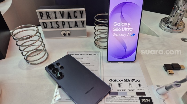Samsung Galaxy S26 Ultra. [Suara.com/Dythia]