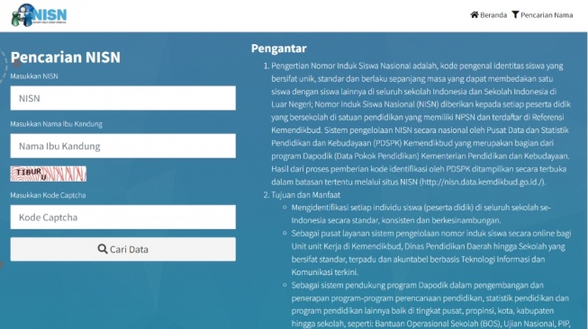 Cara Memperbaiki Data NISN yang Salah dan Tidak Sesuai