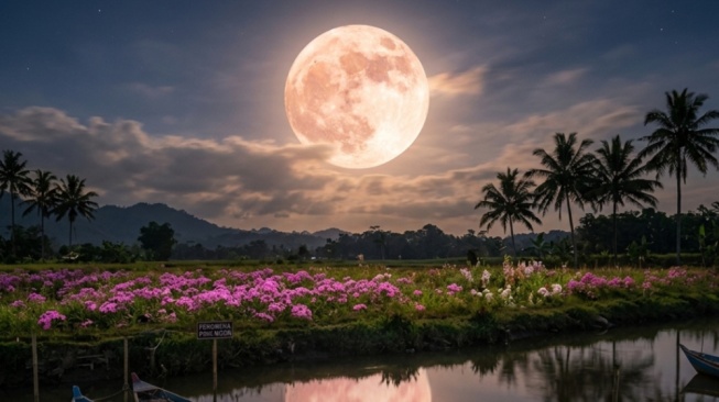 5 Fakta Pink Moon: Kenapa Bisa Terjadi dan Waktu Terbaik Untuk Melihatnya di Indonesia?
