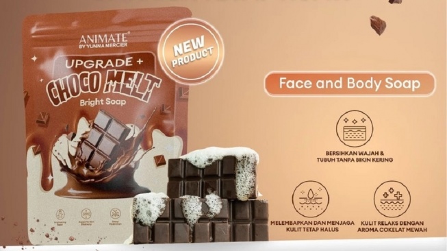 Animate Upgrade + Choco Melt Bright Soap (Shopee/Animate Official Shop)