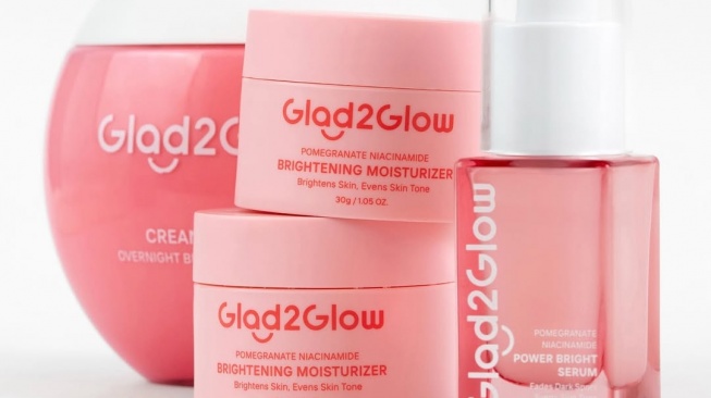 Skincare Glad2Glow (Instagram/@glad2glow)