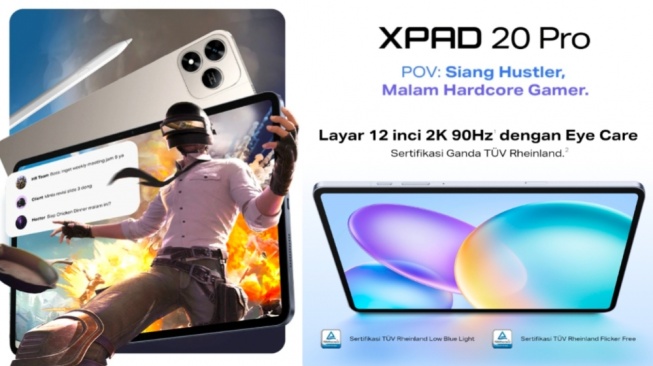 Infinix XPAD 20 Pro: Tablet Rp 2 Jutaan Rasa Laptop Mini, Nyaman untuk Kerja dan Hiburan
