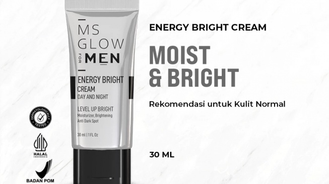 MS Glow For Men Energy Bright Cream (Shopee/MS GLOW FOR MEN Official Shop)