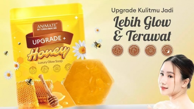 Animate Upgrade+ Honey Luxe Glowing Soap (Shopee/Animate Official Shop)