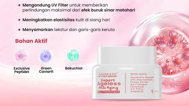Animate Expert Ageless Anti Aging Day Treatment (Shopee/Animate Official Shop)