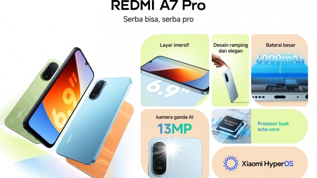 Kelebihan Redmi A7 Pro, Layar 120Hz, Kamera 13MP, Baterai 6000mAh untuk Konten dan Gaming Ringan