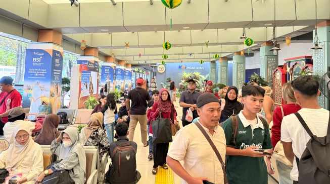 Ilustrasi mudik KAI. [Handout]