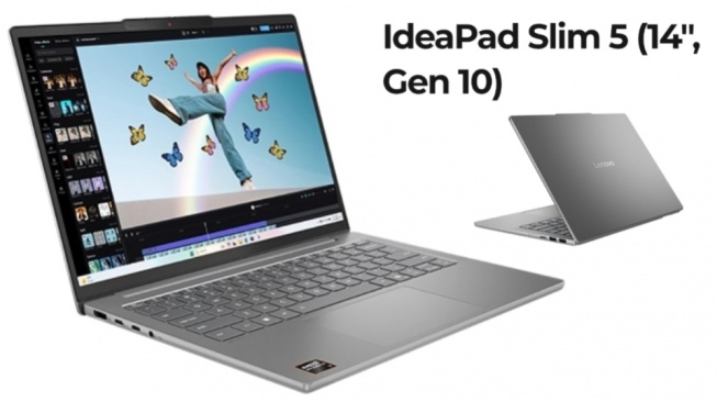 Lenovo IdeaPad Slim 5 Gen 10: Laptop Tipis Berotak AISiap Temani Aktivitas Harianmu