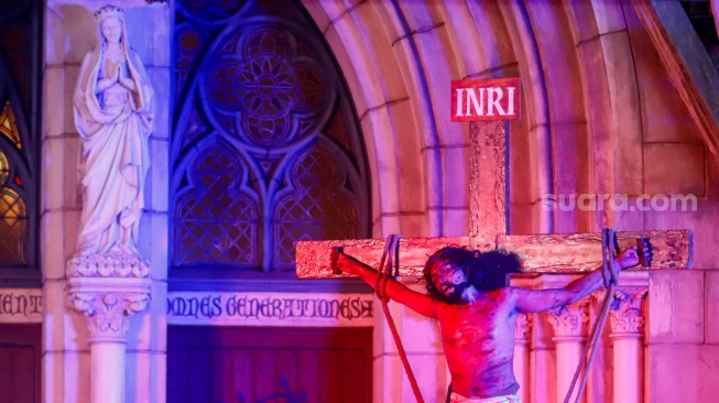 Peringatan Jumat Agung, Katedral Jakarta Hadirkan Jalan Salib Lux in Nihilo
