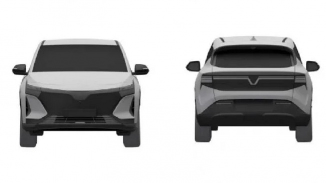 Gambar paten SUV baru Vinfast (DJKI)