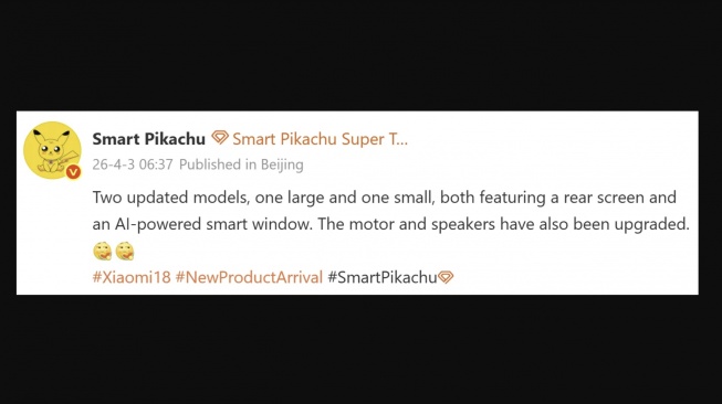 Bocoran Xiaomi 18 Pro. [Gizmochina]