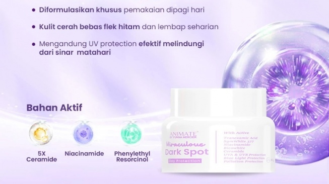 Animate Miraculous Dark Spot Day Protection (Shopee/Animate Official Shop)