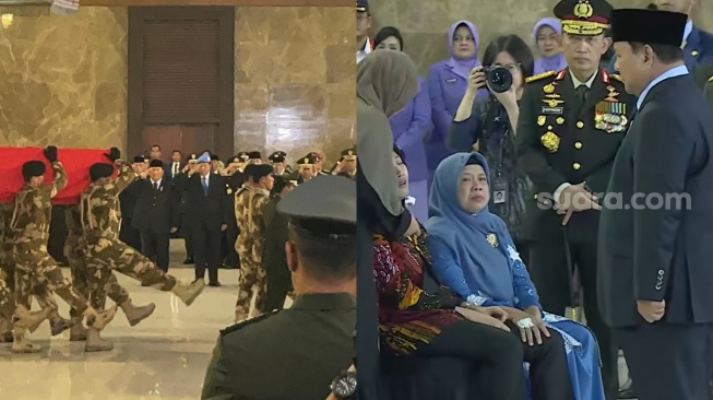 SBY Hadiri Upacara Pelepasan 3 Jenazah Prajurit TNI Gugur di Lebanon, Haru Saat Hampiri Keluarga