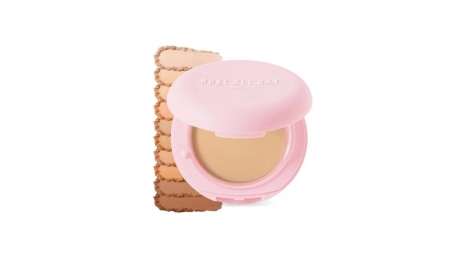 Rose All Day The Realest Lightweight Compact Powder (Shopee)