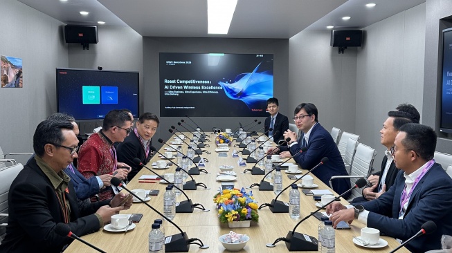 Kolaborasi Telkomsel dan Huawei di MWC 2026, perkuat jaringan 5G dan internet rumah. [Telkomsel] 