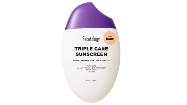 Facetology Triple Care Tinted Sunscreen SPF 50 PA++++
