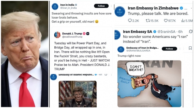 Saat Kedubes Iran Ramai-ramai Balas Ancaman Trump Secara 'Selow'