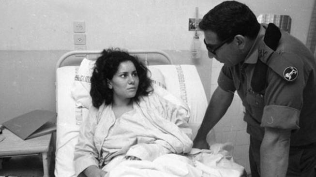 Therese Halasa, revolusioner Palestina saat dalam tawanan Israel. [X]