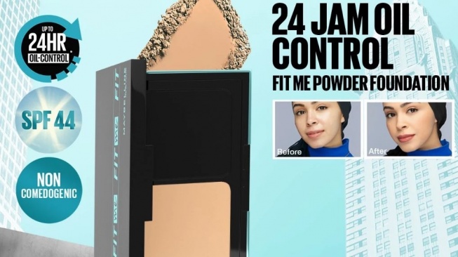 Bedak dengan SPF untuk cuaca panas. (Shopee)