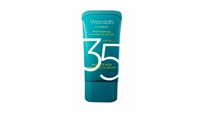 Wardah Sunscreen UV Shield Acne Calming Serum SPF 35 PA++++ (Shopee)