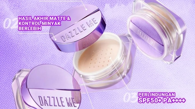 Bedak dengan SPF untuk cuaca panas. (Shopee)