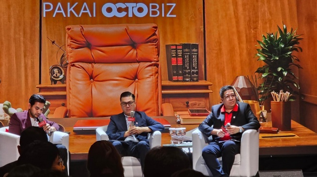 CIMB Niaga mulai membidik segmen korporasi dengan mengeluarkan platform OCTOBIZ. [Suara.com/RIna Anggraeni].