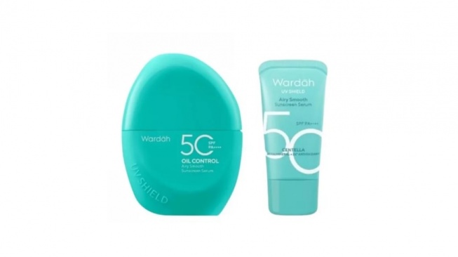 Wardah Sunscreen UV Shield Airy Smooth Sunscreen Serum SPF 50 PA++++ (Shopee)