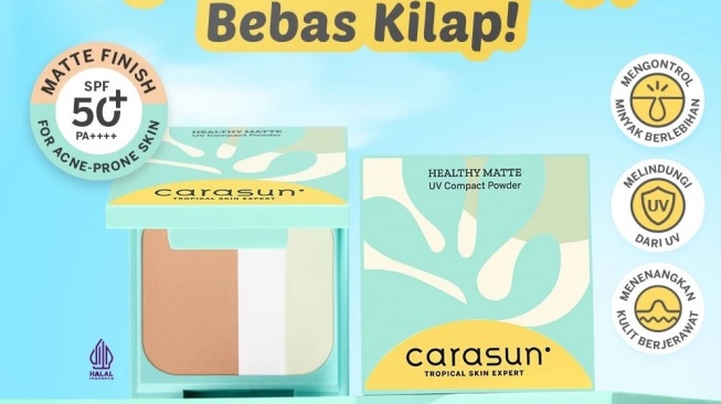 Bedak dengan SPF untuk cuaca panas. (Shopee)