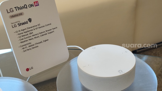 LG ThinQ ON di ajang LG InnaFest 2026 APAC di Busan, Korea Selatan, Rabu (8/4/2026). [Suara.com/Dythia]