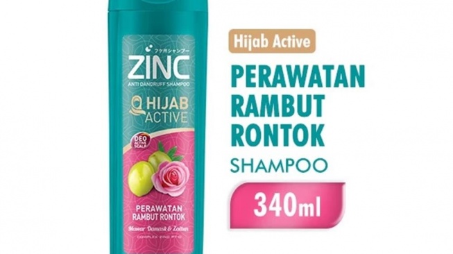 Sampo hijab untuk atasi masalah ketombe. (Shopee)