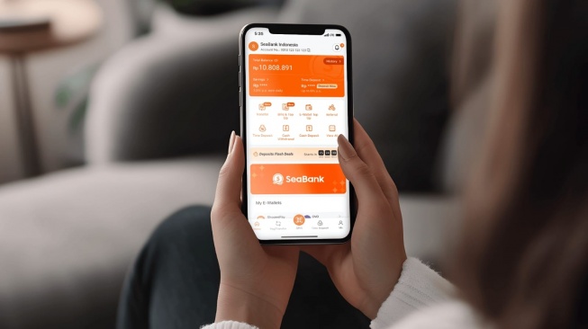SeaBank Indonesia mencatatkan laba bersih meroket 79 persen jadi Rp 678,4 miliar sepanjang 2025. [Dok SeaBank].