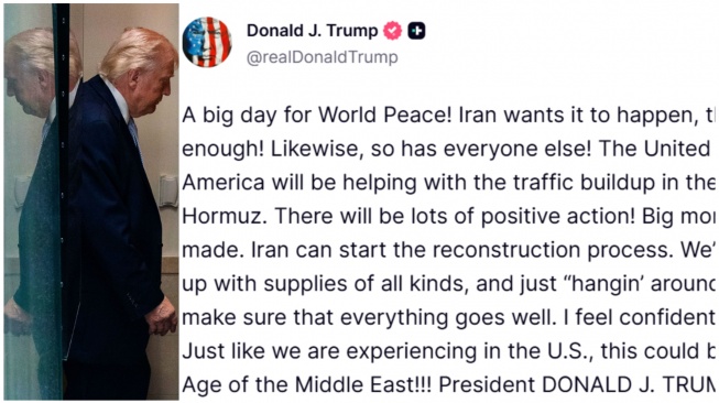 Donald Trump: Kami Akan Bantu Rekonstruksi Iran, Ini Era Emas Timur Tengah